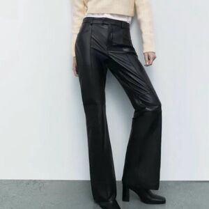 Zara limited edition leather pants 2154/240